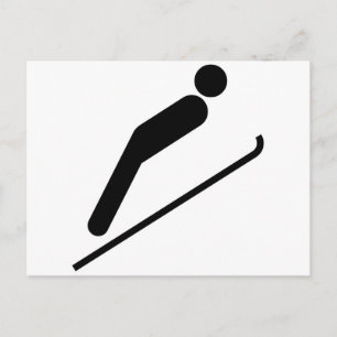 Carte Postale Saut de ski