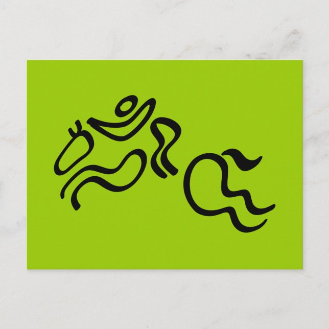 Carte Postale Saut équestre (Devant)