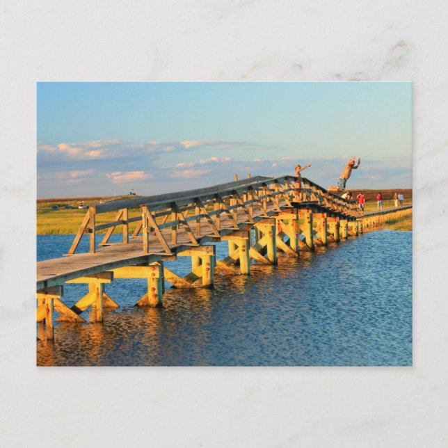 Carte Postale Sauts Sandwich Boardwalk Cape Cod (Devant)