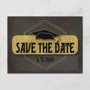 Carte Postale Sauver la date de la remise des diplômes Moderne N