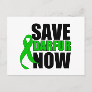 Carte Postale Sauver le Darfour Maintenant
