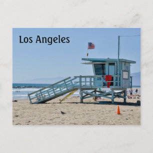 Carte Postale Sauvetage aquatique - Los Angeles