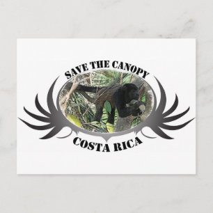 Carte Postale Sauvez la Canopée-Costa Rica