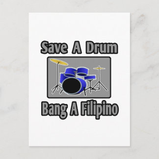 Carte Postale Sauvez un tambour...Bang un Philippin