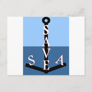 Carte Postale sauvons la mer