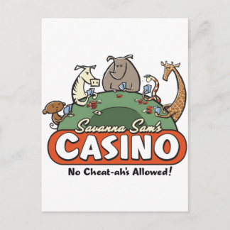 Carte Postale Savanna Casino