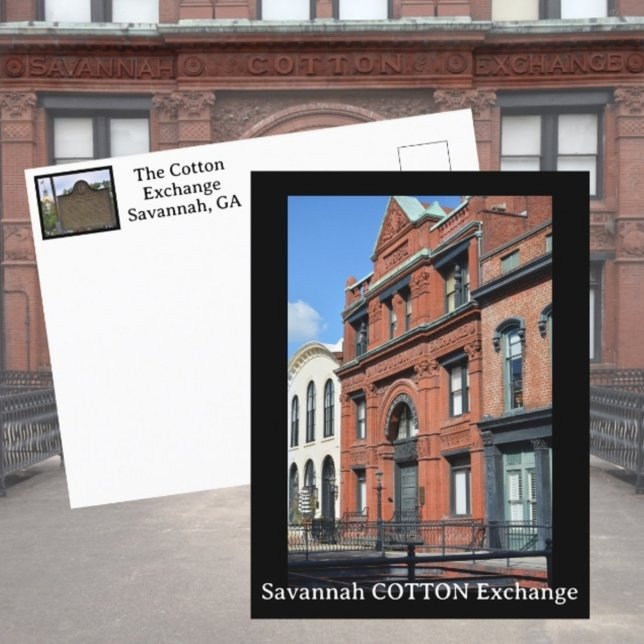 Carte Postale Savannah Cotton Exchange Photographie (Créateur téléchargé)
