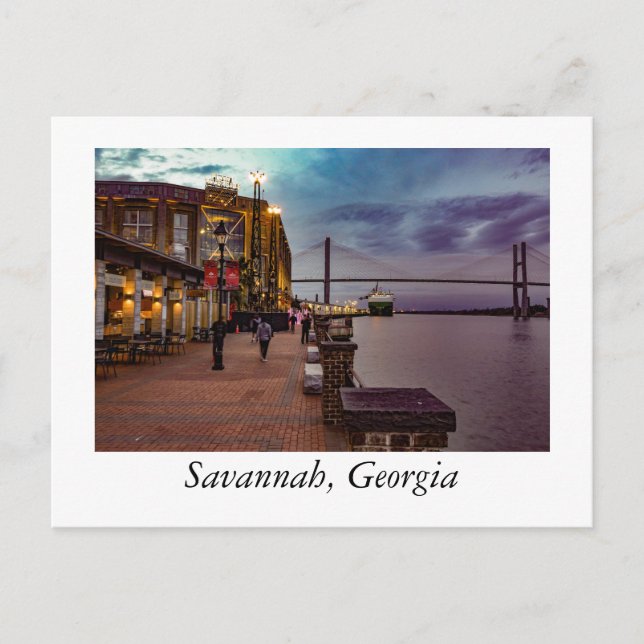 Carte Postale Savannah Georgia (Devant)