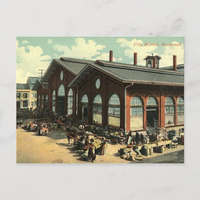 Carte postale, Savannah, Géorgie, États-Unis (Devant)