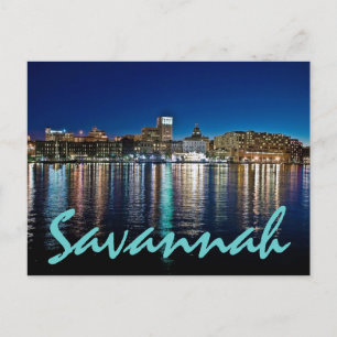 Carte Postale Savannah, Georiga, États-Unis