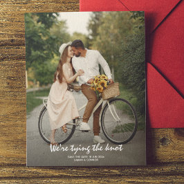 Carte postale "Save the Date" à la photo simplemen