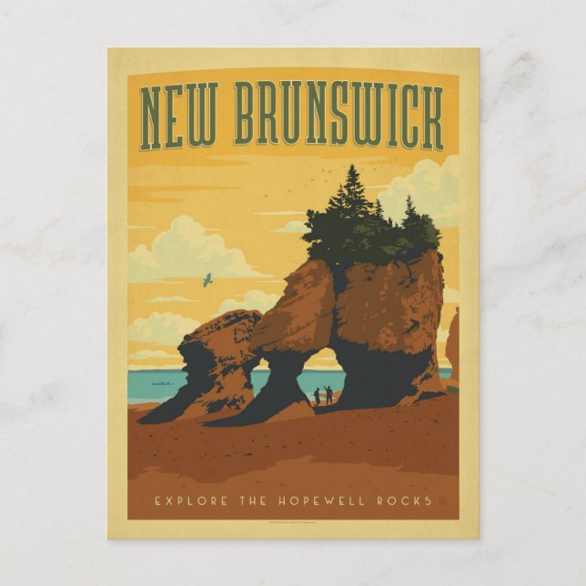 Carte Postale Save the date | Nouveau-Brunswick, Canada (Devant)