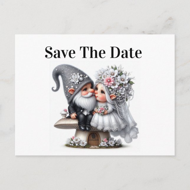 Carte Postale "Save the date" pour mariage (Devant)