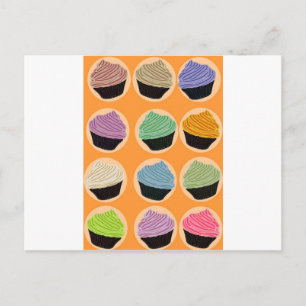 Carte Postale Saveurs de Cupcake