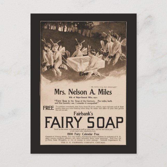 Carte Postale Savon Fairy (Devant)