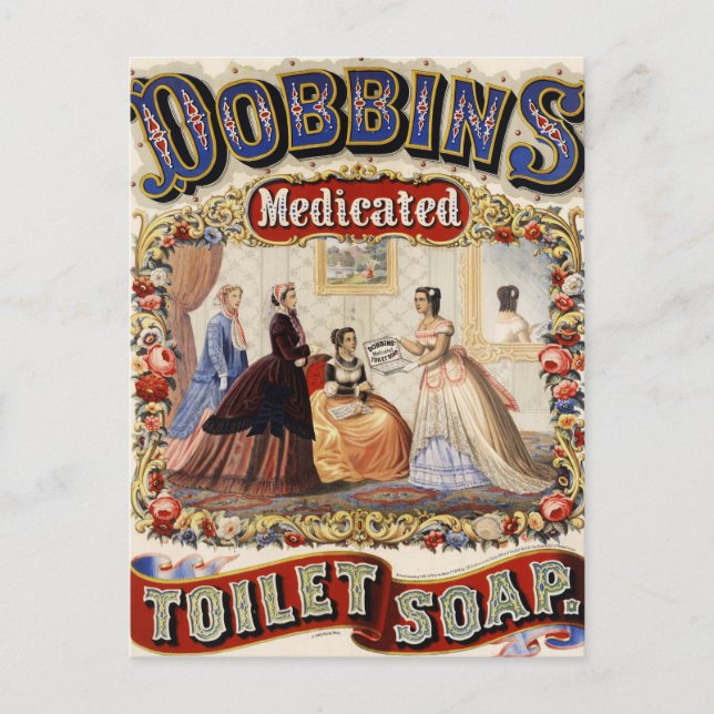 Carte Postale Savon hygiénique pour les dobbins (Devant)