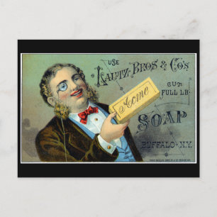 Carte Postale Savon Lautz Brothers du 19e siècle