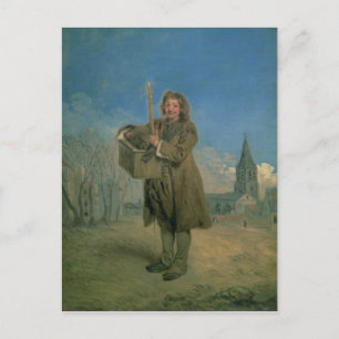 Carte Postale Savoyard avec une Marmotte, 1715-16
