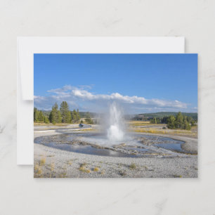 Carte Postale Sawmill Geyser, parc national de Yellowstone