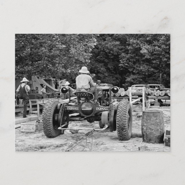 Carte Postale Sawmill Workhorse, 1936 (Devant)