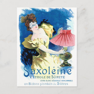 Carte Postale "Saxoleine French Petrol Ad