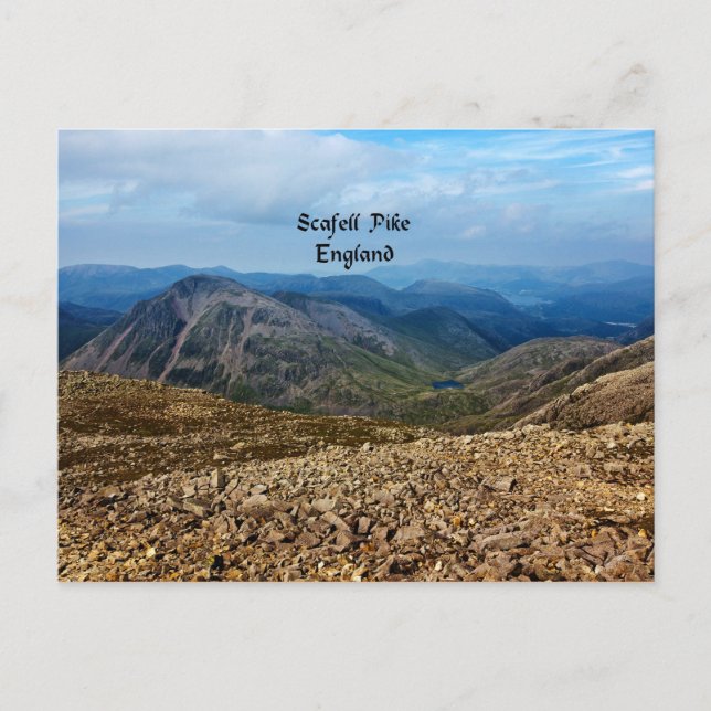 Carte Postale Scafell Pike, Angleterre (Devant)