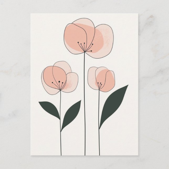 Carte Postale Scandi Bloom No.289 (Devant)