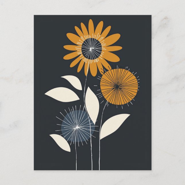 Carte Postale Scandi Bloom No.321 (Devant)