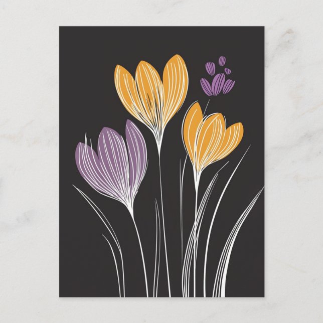 Carte Postale Scandi Bloom No.327 (Devant)