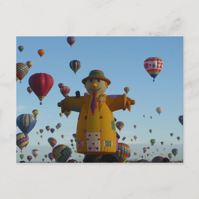 Carte Postale Scarecrow Hot Air Balloy (Devant)