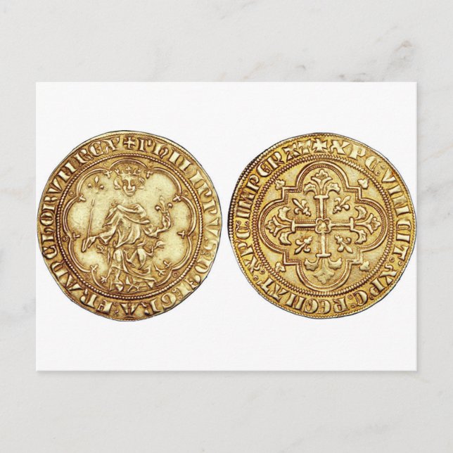 CARTE POSTALE SCEAU DES CHEVALIERS DE TEMPLAR (Devant)