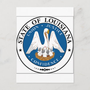 Carte Postale Sceau d'État de Louisiane