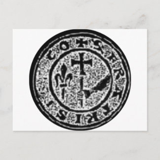 Carte Postale Sceau modèle Chevalier #2