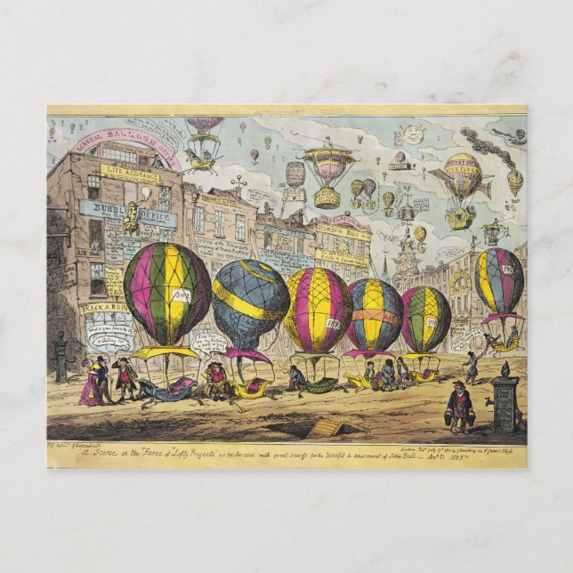 Carte Postale Scène dans la farce 'Les perspectives de Lofty' (Devant)