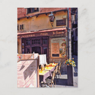 Carte Postale Scène de cafés français