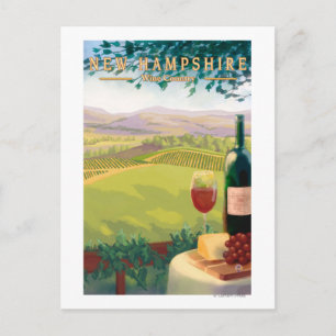 Carte Postale Scène de campagne du New Hampshire