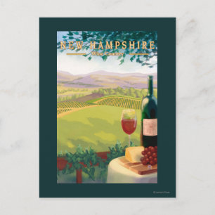 Carte Postale Scène de campagne du New Hampshire