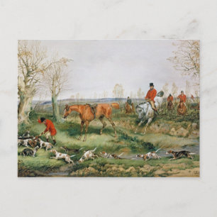 Carte Postale Scène de chasse