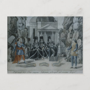 Carte Postale Scène de 'La Flûte enchantée'