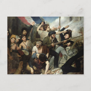 Carte Postale Scène de la révolution de 1830