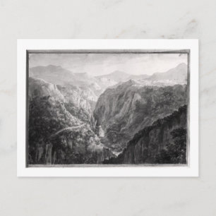 Carte Postale Scène de l'Inn at Devil's Bridge avec l'automne