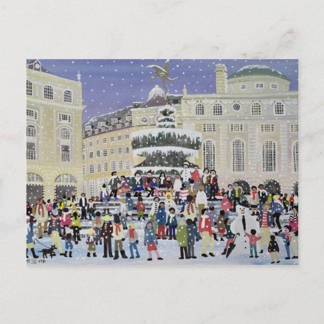 Carte Postale Scène De Neige Piccadilly (Devant)