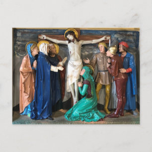Carte Postale Scène de Pâques de la Crucifixion.