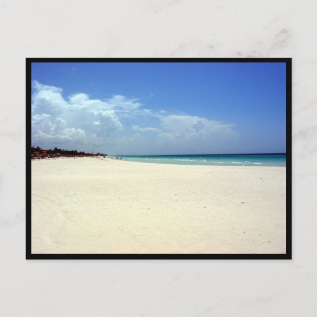 Carte Postale scène de plage (Devant)