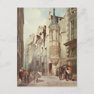 Carte Postale Scène de rue de Paris