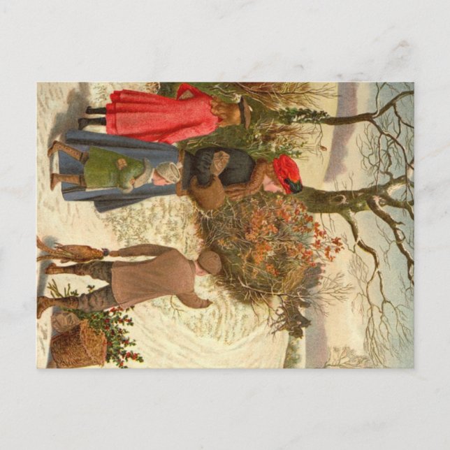 Carte postale - scène d'hiver (Devant)