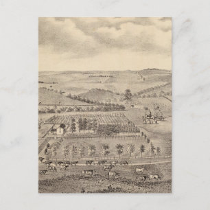 Carte Postale Scène du matin, JD Rivers ferme stock