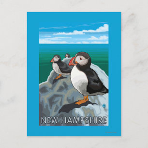 Carte Postale Scène du New HampshirePuffins