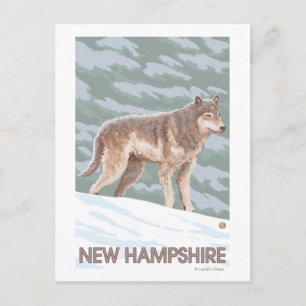 Carte Postale Scène du New HampshireWolf