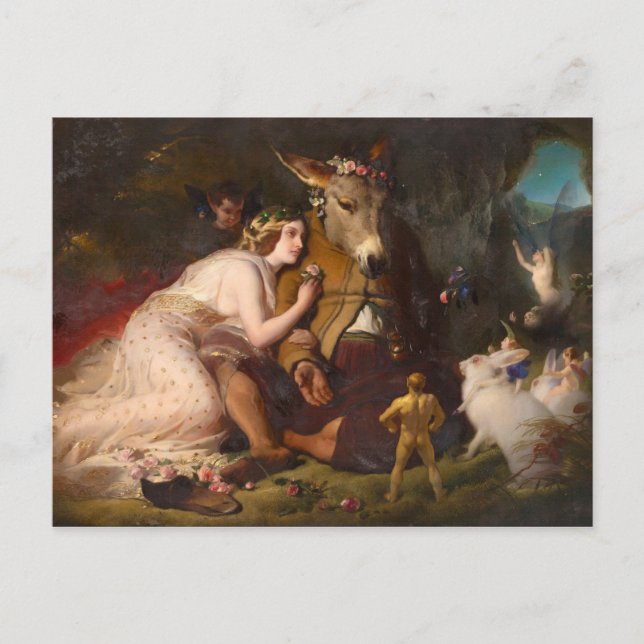 Carte Postale Scène du rêve d'une nuit d'été (Devant)